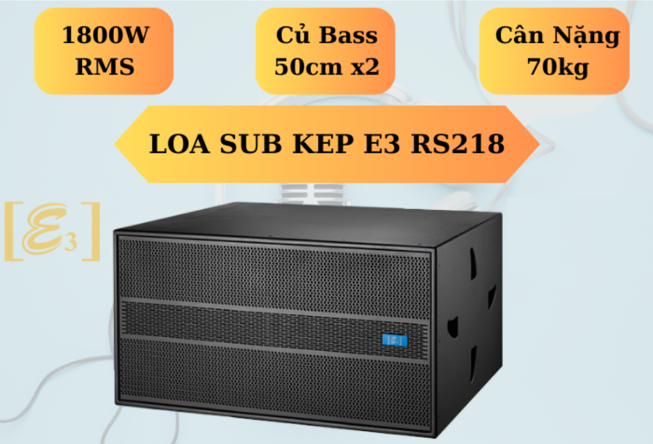 Loa Sub Kép E3 RS218