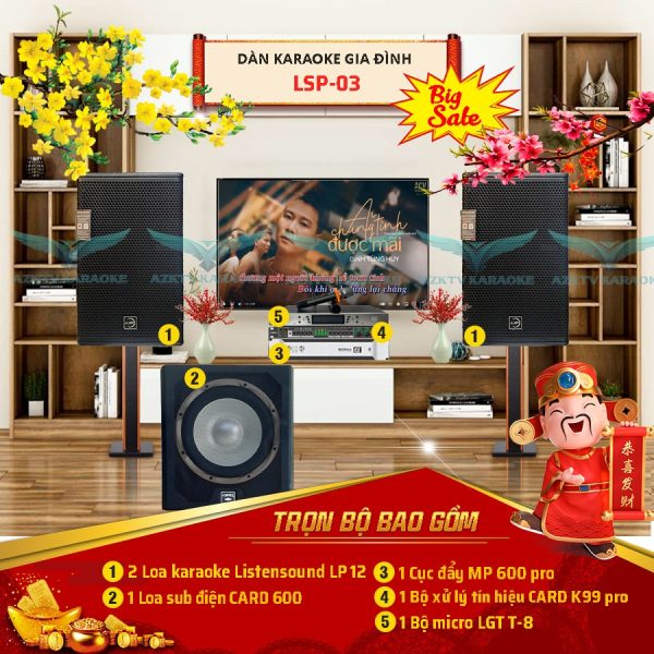 Dàn karaoke gia đình LSP 03 tốt nhất
