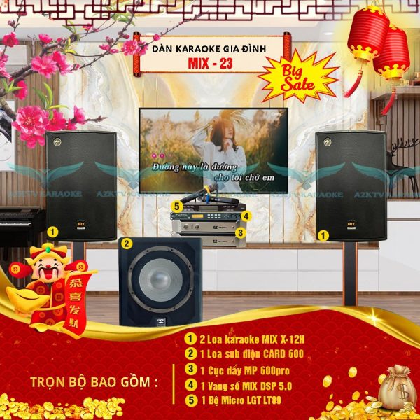 Dàn karaoke gia đình MIX 23 hay nhất