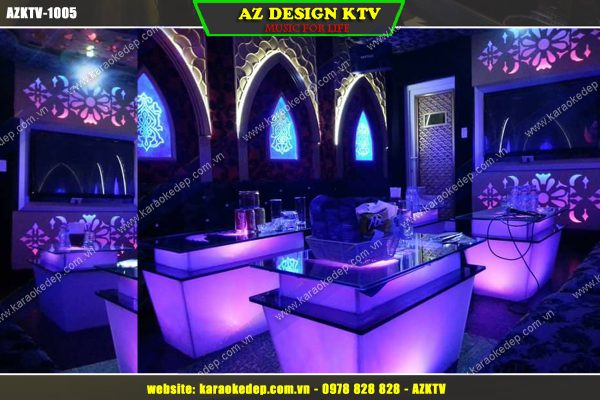 Nội thất phòng karaoke đẹp nhất hiện nay 1013-a