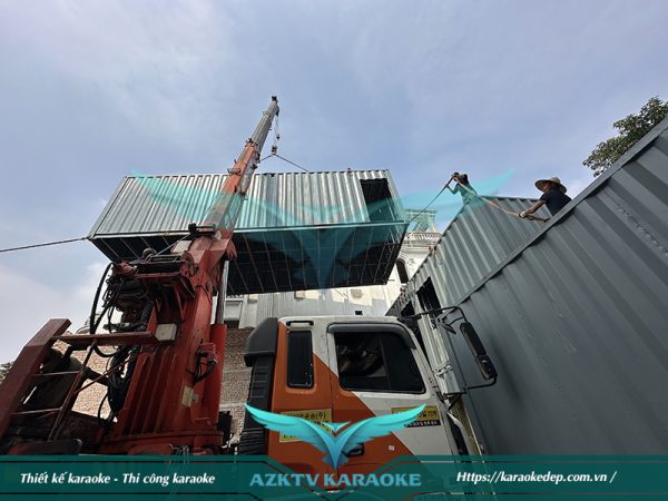 Giải pháp thi công phòng karaoke bằng container giá rẻ