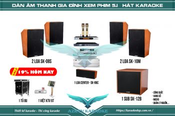 Dàn âm thanh nghe nhạc xem phim hát karaoke chính hãng chất lượng 5.1