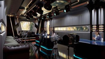 Mẫu phòng karaoke đẹp trang trí nội thất hiện đại tại Tân An - AZKTV