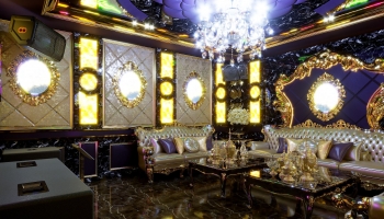 Phòng karaoke đẹp theo phong cách thiết kế Hoàng Gia Cổ Điển