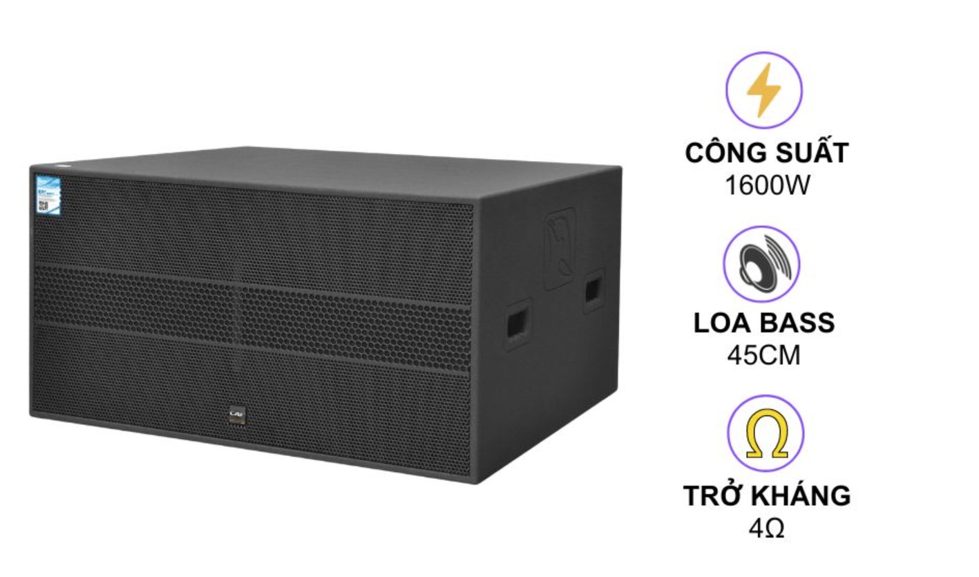 Loa sub CL-218S+ công suất mạnh mẽ đầy uy lực