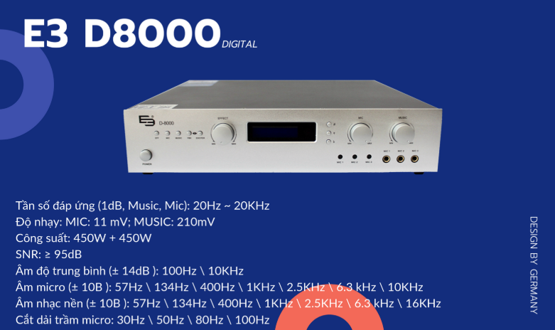 Amply digital E3 D8000
