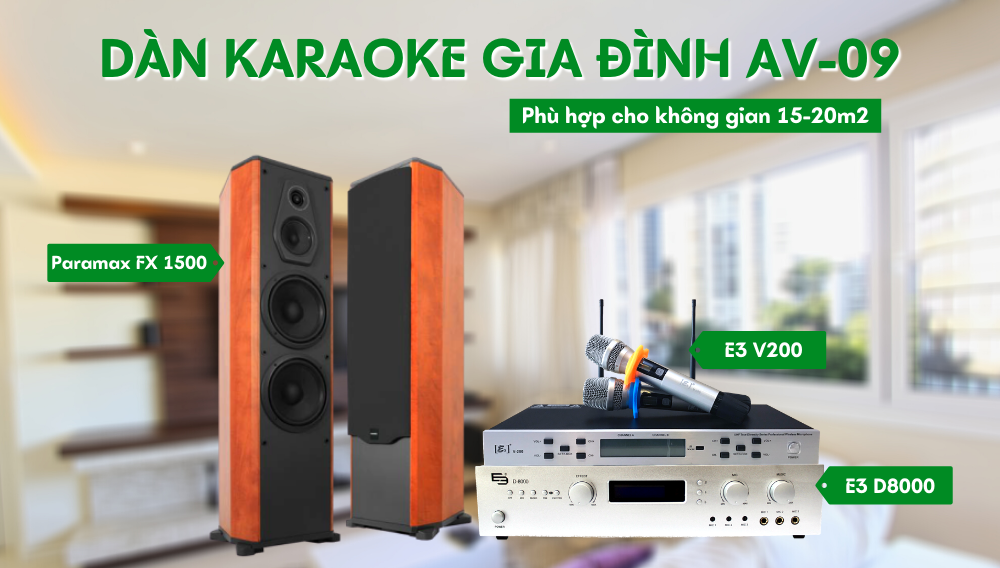  Dàn Karaoke Gia Đình AV-01 nhập khẩu