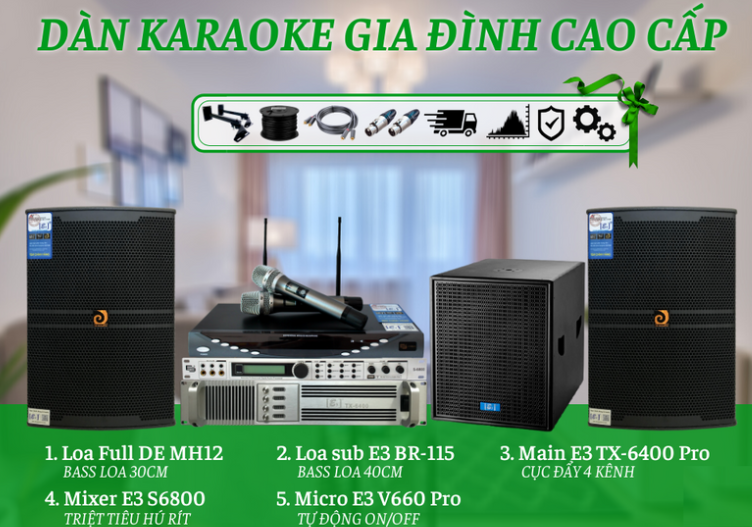 Dàn karaoke gia đình cao cấp này mang đến trải nghiệm giải trí trọn vẹn