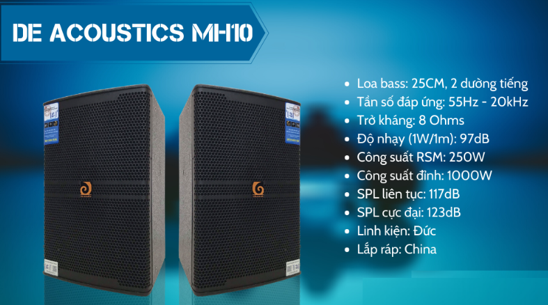 Loa Full karaoke DE Acoustics MH10