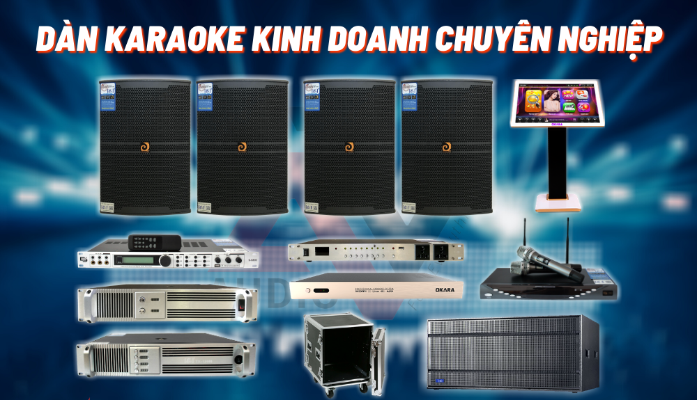 Dàn karaoke kinh doanh chuyên nghiệp 01 chính hãng cấu hình khủng