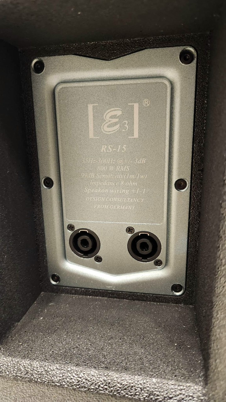 Thông sỗ kỹ thuật loa sub hơi E3 RS15