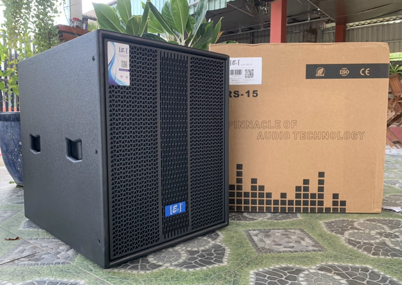 Loa sub hơi E3 RS15 có thiết kế ấn tượng công suất lớn