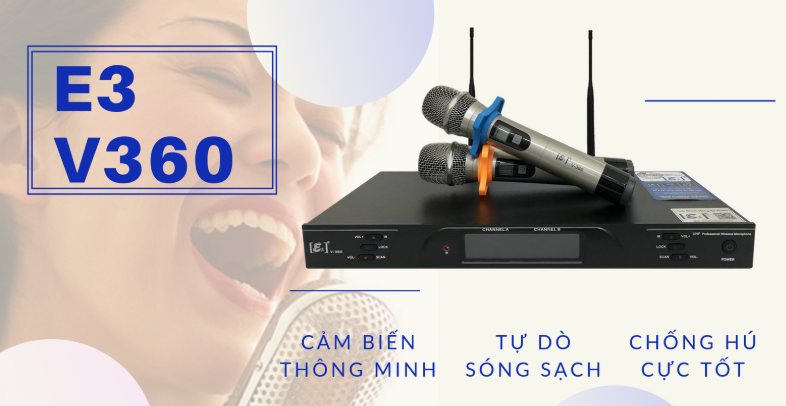  Micro không dây E3 V360