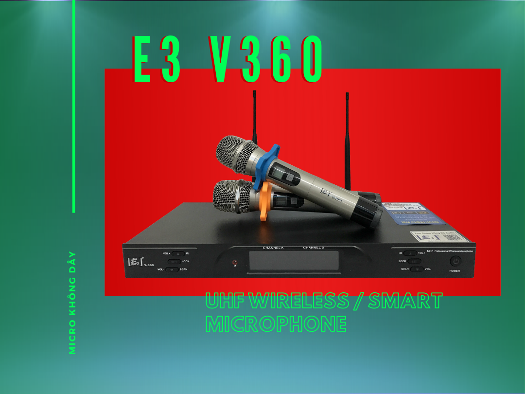 Micro không dây E3 V360