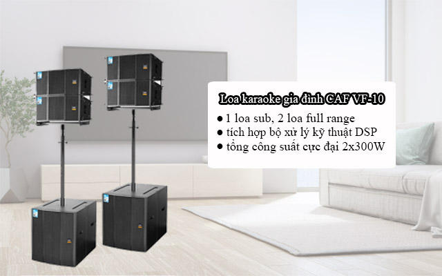 Ứng dụng đa dạng Loa karaoke CAF VF 10 chính hãng
