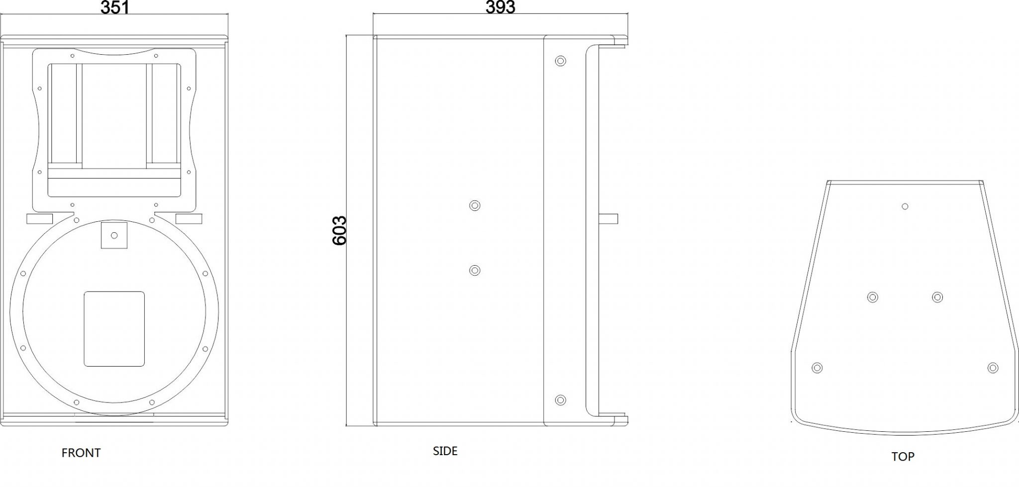 Kích thước của Loa CS-112