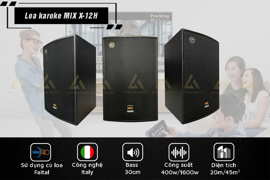 Loa karaoke Mix X12H
