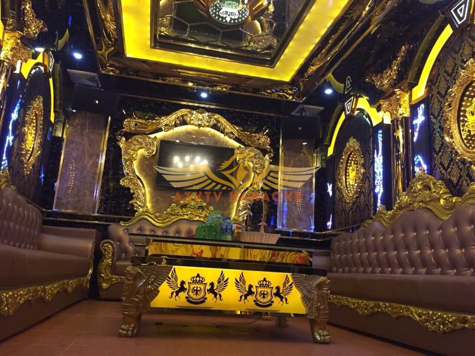Thiết kế trang trí nội thất phòng karaoke gia đình sang trọng