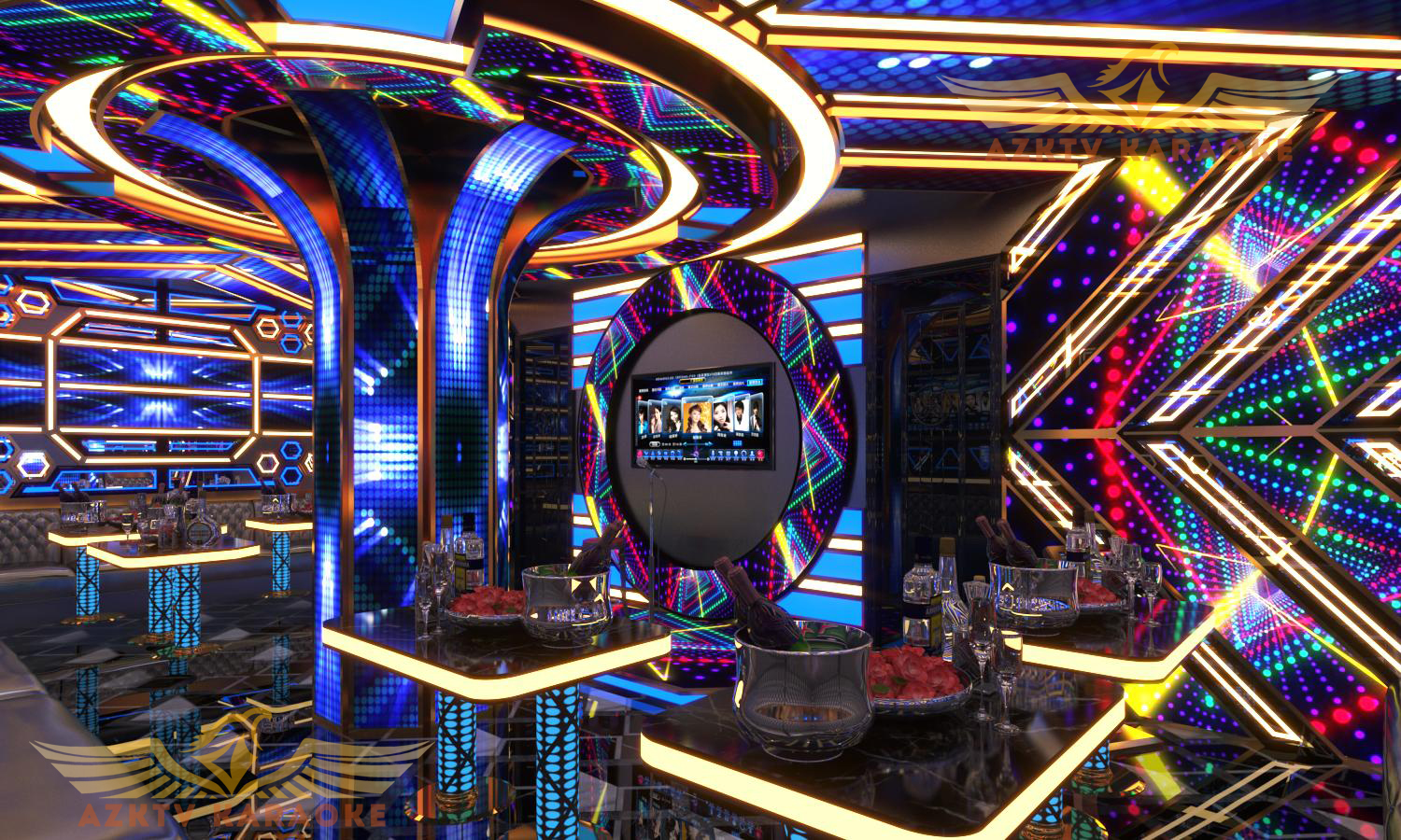 Thiết kế phòng karaoke VIP theo diện tích